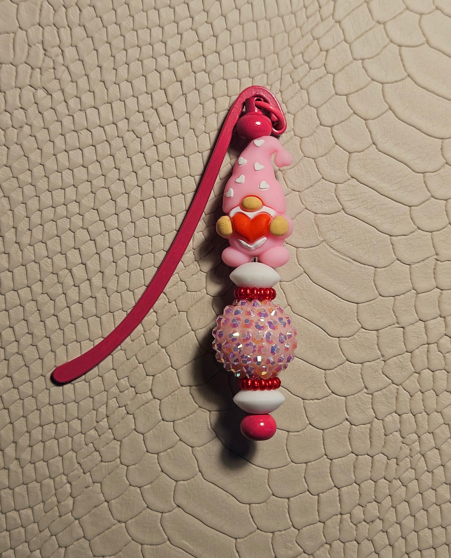 Boekenlegger roze gnoom