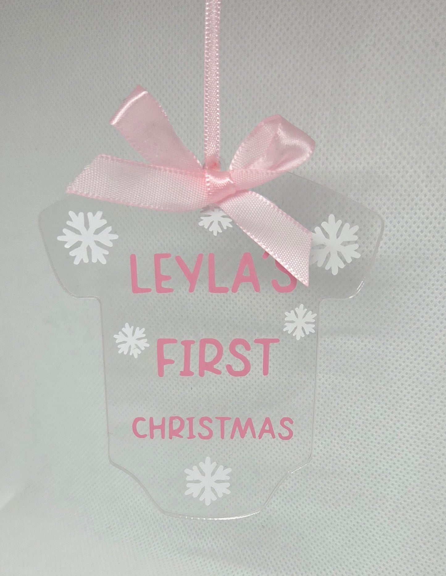 Meisjes baby eerste kerst