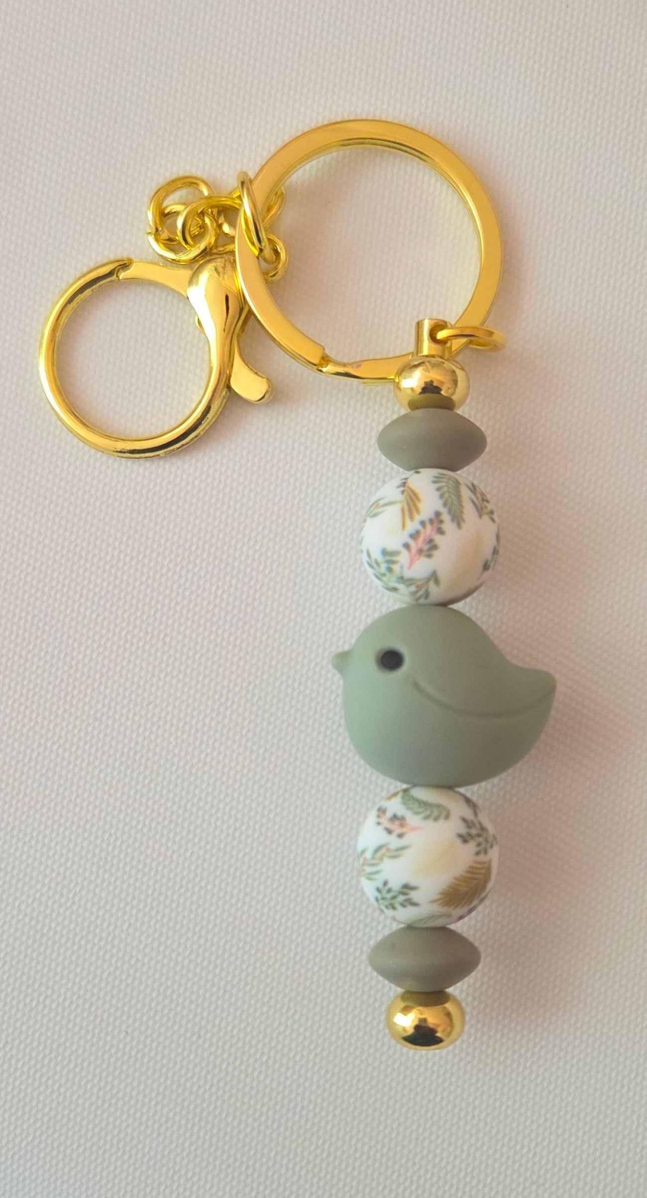 Sleutelhanger groene vogel