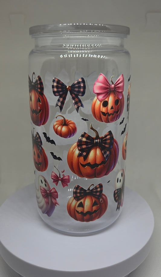 Kunststof drinkbeker Halloween Pumpkin 500 ml