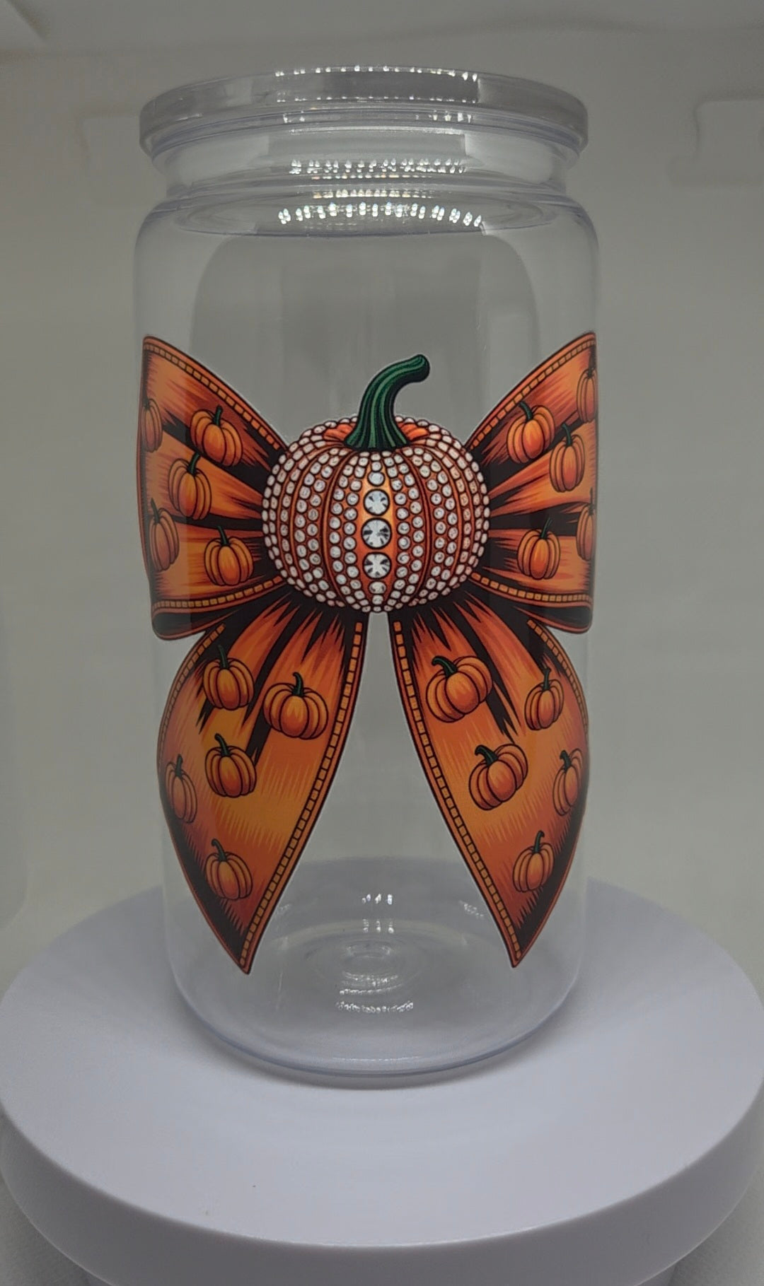 Kunststof drinkbeker Halloween Strik 500ml