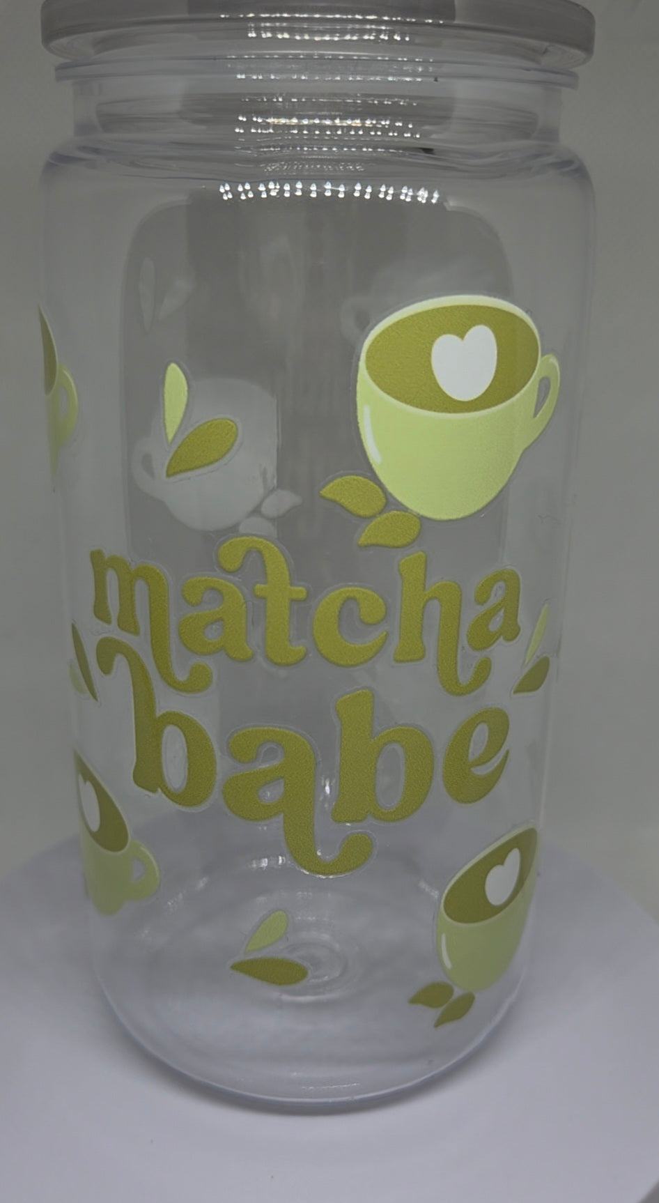 Kunststof drinkbeker 500 ml Matcha babe