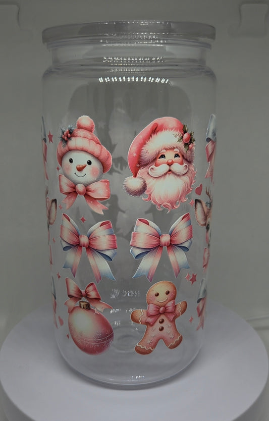 Kerstman kunststof 500 ml drinkbeker