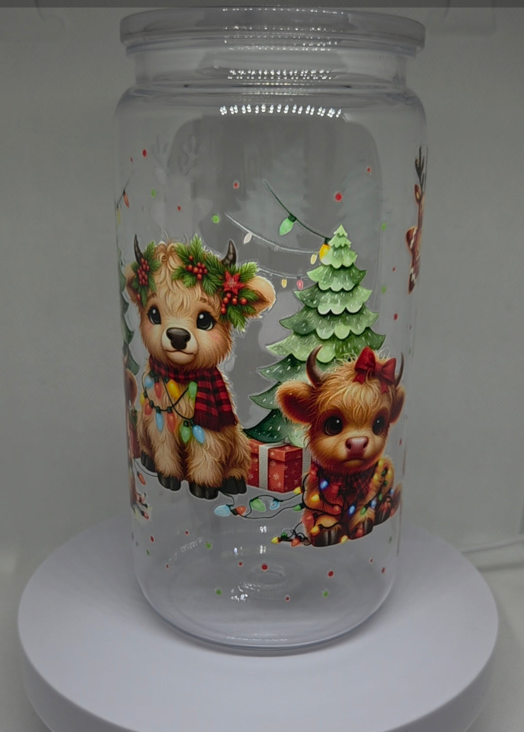 Kerst dier 500 ml kunsstof 500 ml drinkbeker