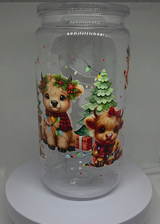 Kerst dier 500 ml kunsstof 500 ml drinkbeker