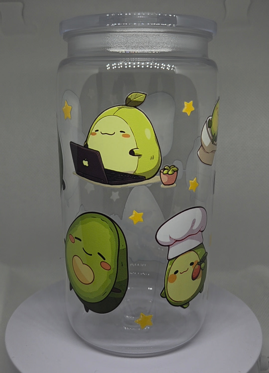 Avocado kunststof 500 ml drinkbeker