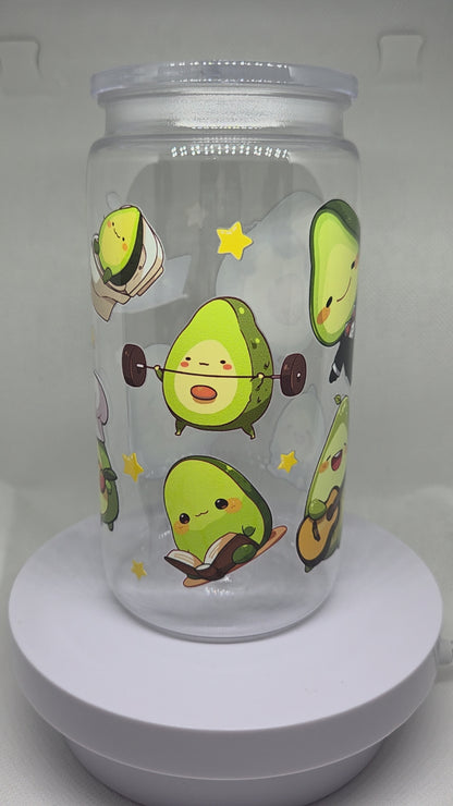 Avocado kunststof 500 ml drinkbeker