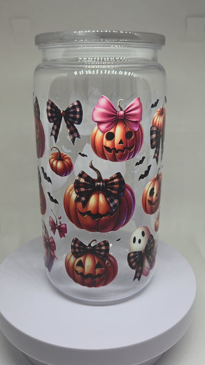 Kunststof drinkbeker Halloween Pumpkin 500 ml