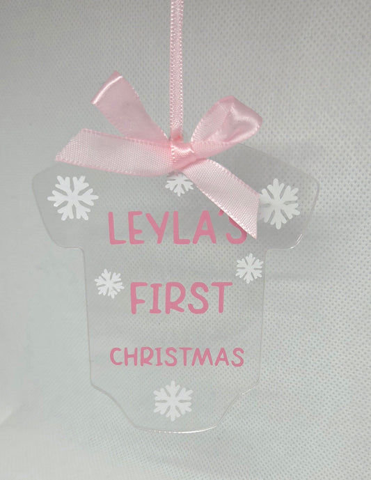 Meisjes baby eerste kerst